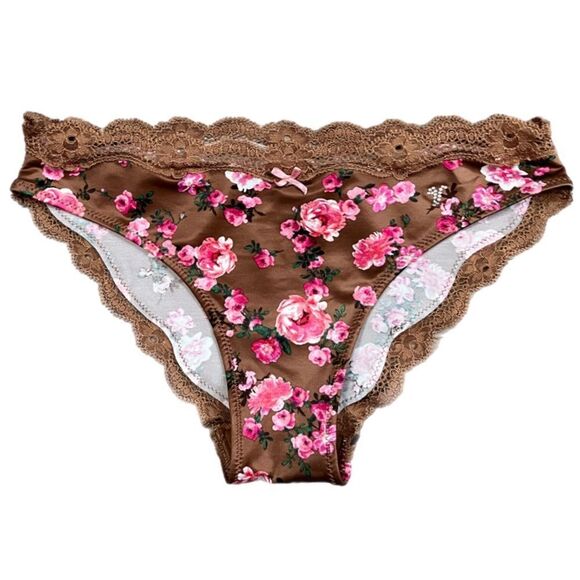 Victorias Secret Dream Angels Supersoft Satin Chrystal V Cheekini panty XSmall - Picture 1 of 4